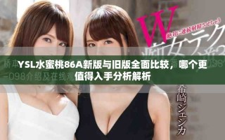 YSL水蜜桃86A新版與舊版全面比較，哪個更值得入手分析解析