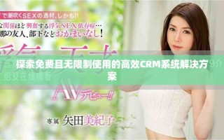 探索免費(fèi)且無(wú)限制使用的高效CRM系統(tǒng)解決方案