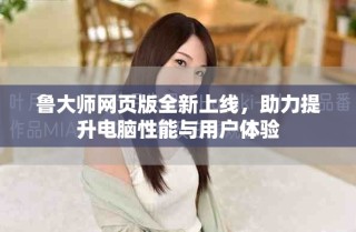 魯大師網(wǎng)頁(yè)版全新上線(xiàn)，助力提升電腦性能與用戶(hù)體驗(yàn)