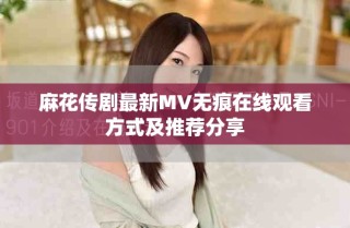 麻花傳劇最新MV無(wú)痕在線(xiàn)觀看方式及推薦分享