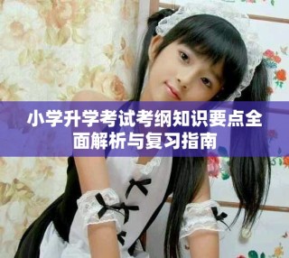 小學(xué)升學(xué)考試考綱知識要點全面解析與復(fù)習(xí)指南