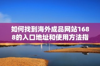 如何找到海外成品網站1688的入口地址和使用方法指南