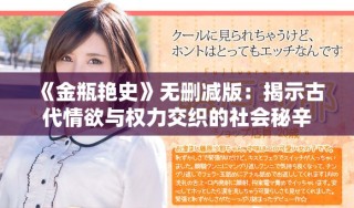 《金瓶艷史》無(wú)刪減版：揭示古代情欲與權(quán)力交織的社會(huì)秘辛