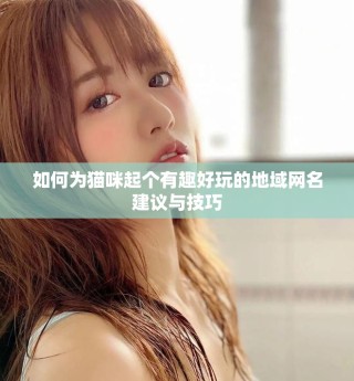 如何為貓咪起個(gè)有趣好玩的地域網(wǎng)名建議與技巧