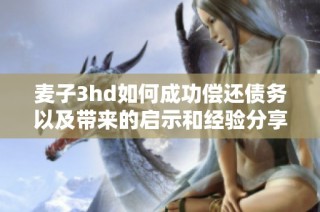 麥子3hd如何成功償還債務以及帶來的啟示和經驗分享