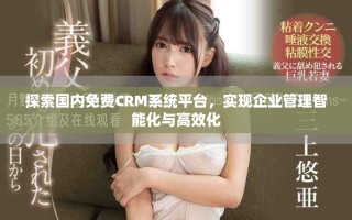 探索國內(nèi)免費CRM系統(tǒng)平臺，實現(xiàn)企業(yè)管理智能化與高效化