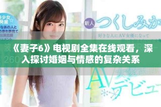 《妻子6》電視劇全集在線觀看，深入探討婚姻與情感的復(fù)雜關(guān)系