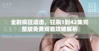 全劇瘋狂追擊，狂飆1到42集完整版免費(fèi)觀看攻略解析