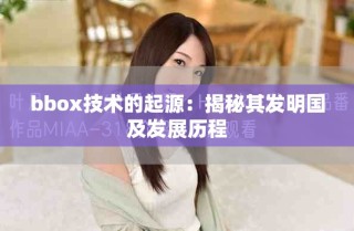 bbox技術(shù)的起源：揭秘其發(fā)明國及發(fā)展歷程