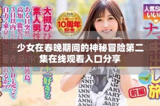 少女在春晚期間的神秘冒險(xiǎn)第二集在線觀看入口分享