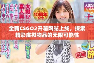 全新CSGO2開箱網(wǎng)站上線，探索精彩虛擬物品的無限可能性