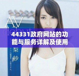 44331政府網站的功能與服務詳解及使用指南