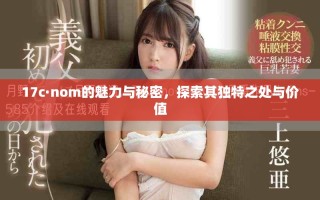 17c·nom的魅力與秘密，探索其獨特之處與價值