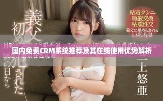 國內(nèi)免費(fèi)CRM系統(tǒng)推薦及其在線使用優(yōu)勢解析