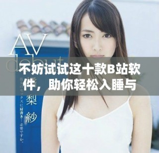 不妨試試這十款B站軟件，助你輕松入睡與放松心情
