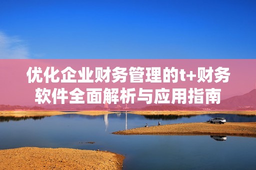優(yōu)化企業(yè)財務管理的t+財務軟件全面解析與應用指南