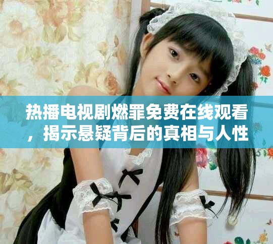 熱播電視劇燃罪免費在線觀看，揭示懸疑背后的真相與人性之光