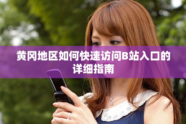 黃岡地區(qū)如何快速訪問B站入口的詳細(xì)指南
