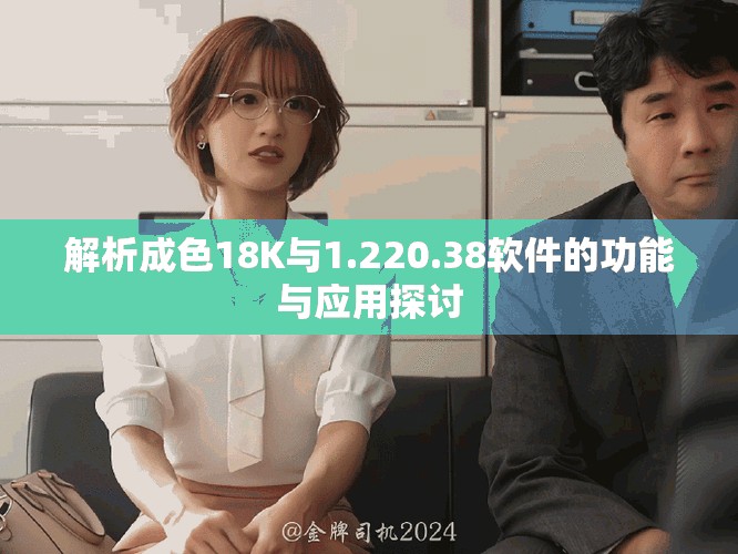 解析成色18K與1.220.38軟件的功能與應用探討