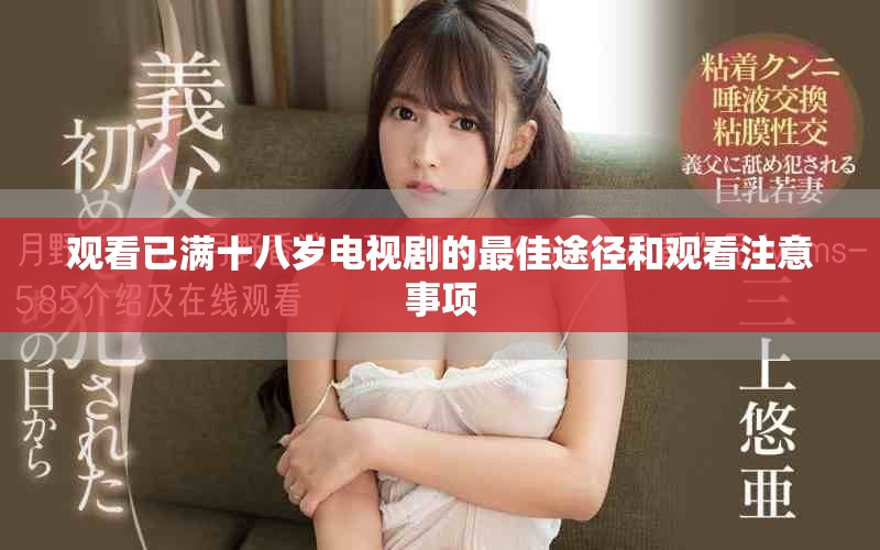 觀看已滿十八歲電視劇的最佳途徑和觀看注意事項(xiàng)
