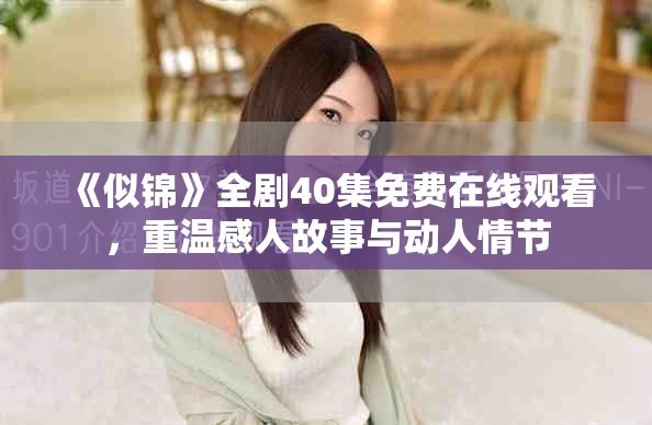《似錦》全劇40集免費在線觀看，重溫感人故事與動人情節(jié)