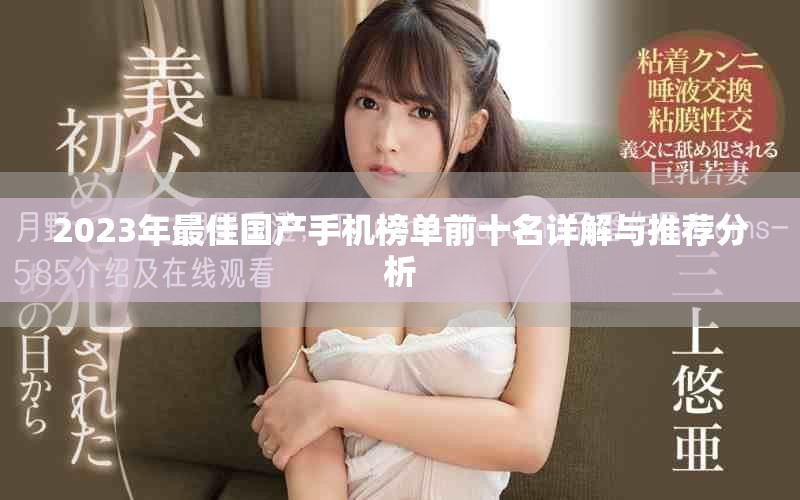 2023年最佳國產(chǎn)手機榜單前十名詳解與推薦分析
