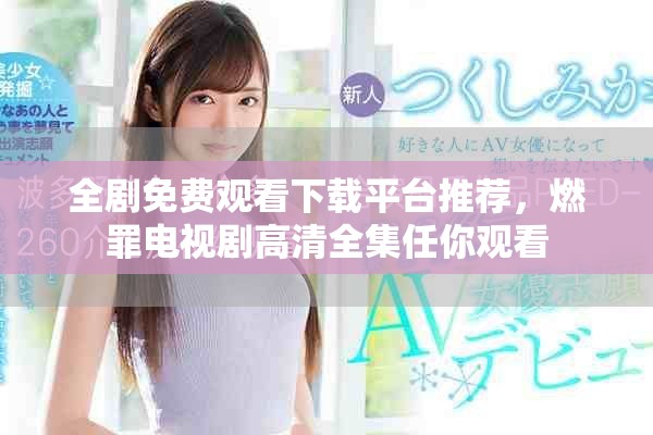全劇免費(fèi)觀看下載平臺(tái)推薦，燃罪電視劇高清全集任你觀看