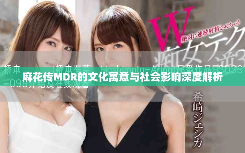 麻花傳MDR的文化寓意與社會(huì)影響深度解析