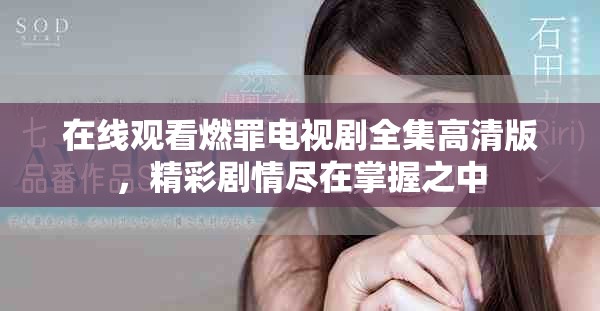 在線觀看燃罪電視劇全集高清版，精彩劇情盡在掌握之中