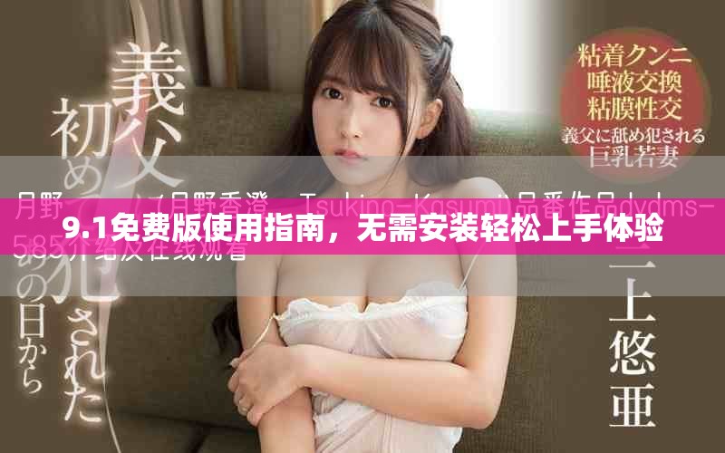 9.1免費(fèi)版使用指南，無需安裝輕松上手體驗(yàn)