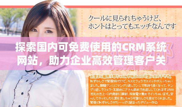 探索國內(nèi)可免費使用的CRM系統(tǒng)網(wǎng)站，助力企業(yè)高效管理客戶關(guān)系